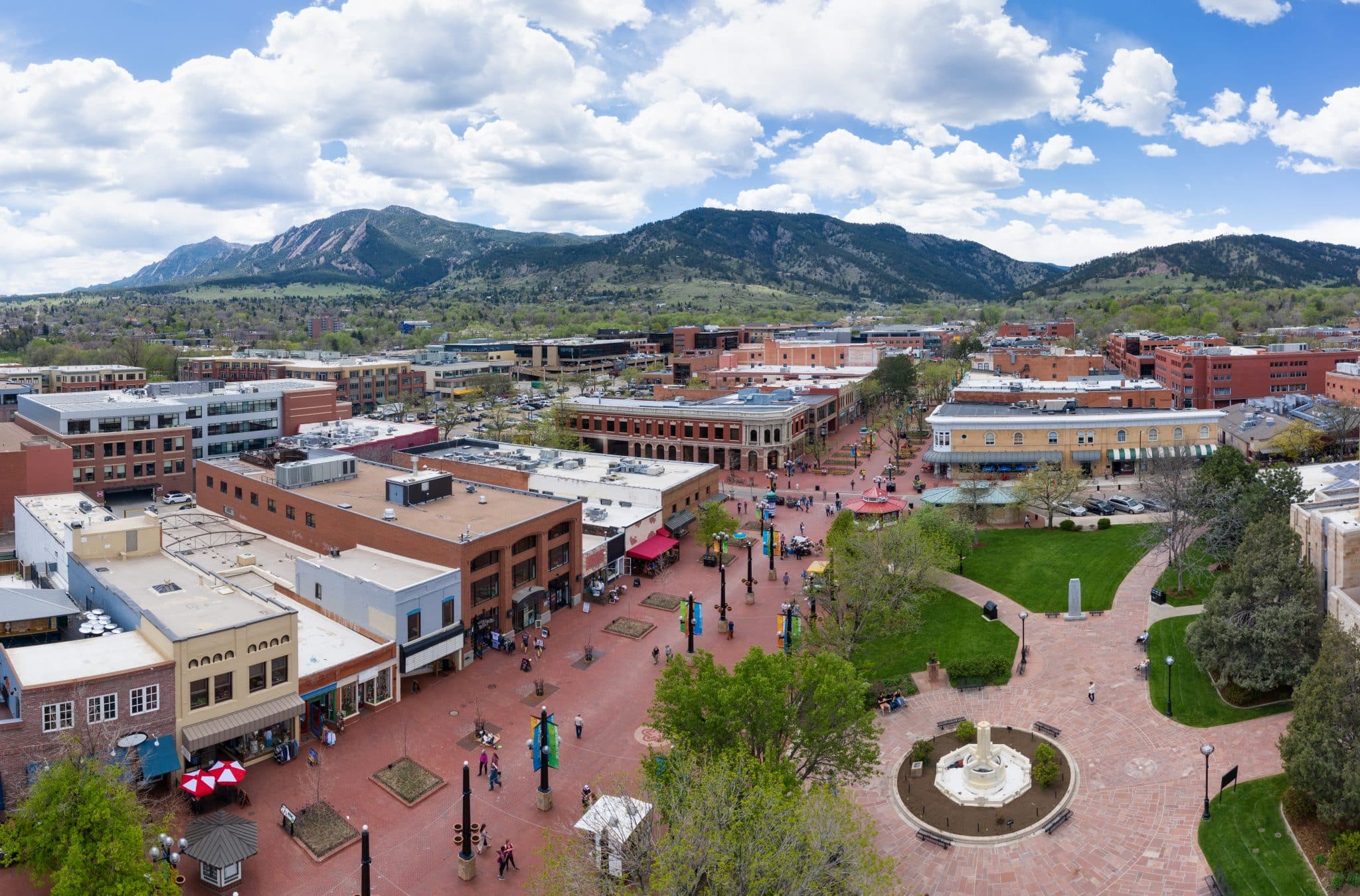 Downtown Boulder Colorado Charming Downtown of Boulder, CO.