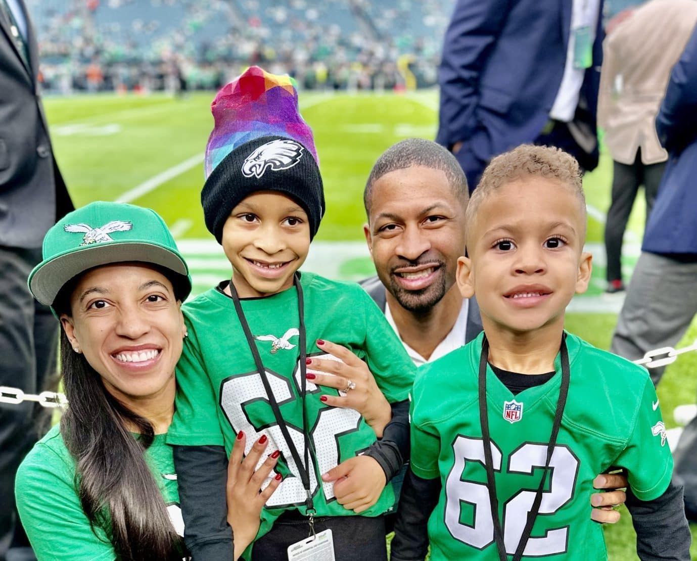 Amber and her family Amber and her family